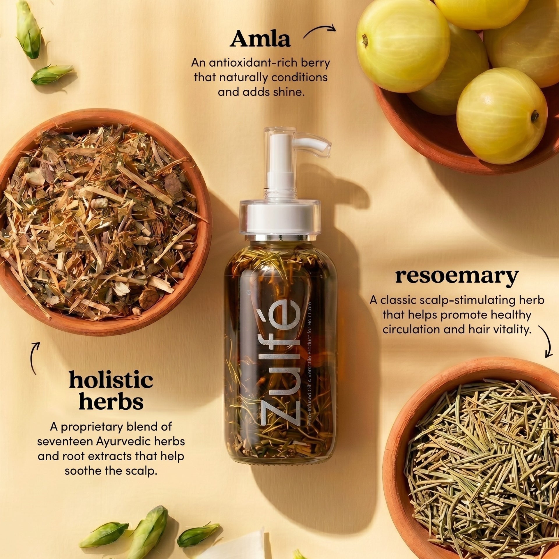 Zulfé ® Herbs‑Infused Hair Growth Oil