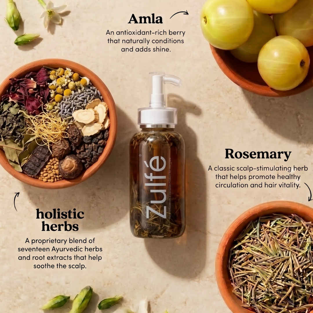 Zulfé ® Herbs‑Infused Hair Growth Oil