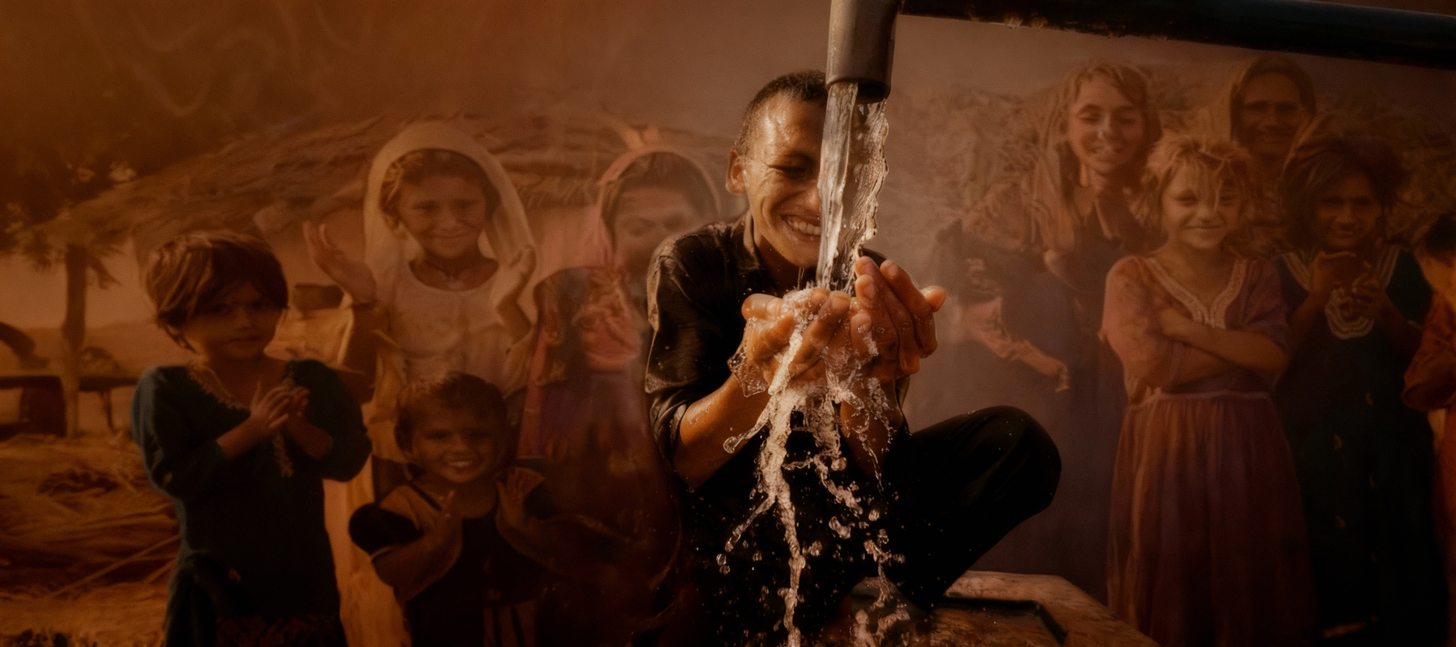 Clean water initiative in rural Pakistan providing safe drinking water to children under The Herb Cabinet Water Is Life project